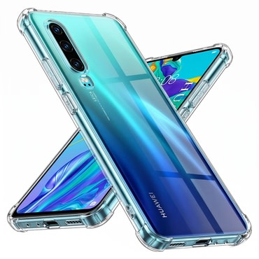 TPU gél tok Techsuit "Shockproof" Huawei P30 készülékhez - clear