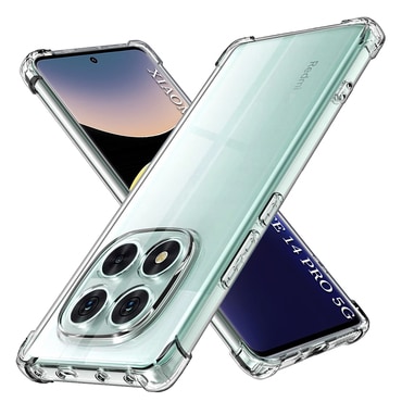 TPU gél tok Techsuit "Shockproof" Xiaomi Redmi Note 14 Pro 5G / Poco X7 készülékhez - clear