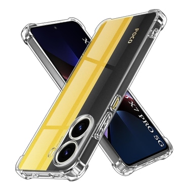 TPU gél tok Techsuit "Shockproof" Xiaomi Poco X7 Pro készülékhez - clear