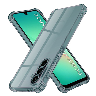TPU gél tok Techsuit "Shockproof" Samsung Galaxy A26 készülékhez - smoke black