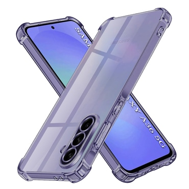 TPU gél tok Techsuit "Shockproof" Samsung Galaxy A36 készülékhez - smoke black