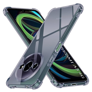 TPU gél tok Techsuit "Shockproof" Xiaomi Redmi A3 készülékhez - smoke black