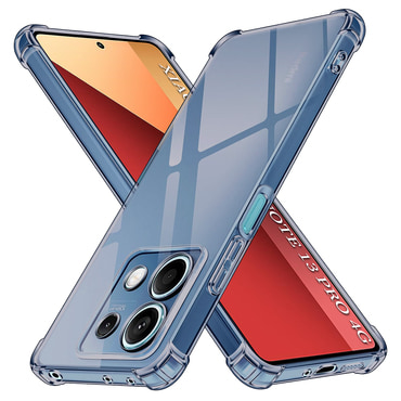 TPU gél tok Techsuit "Shockproof" Xiaomi Redmi Note 13 Pro 4G / Poco M6 Pro készülékhez - smoke black
