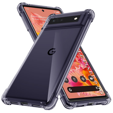 TPU gél tok Techsuit "Shockproof" Google Pixel 6 készülékhez - smoke black