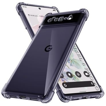 TPU gél tok Techsuit "Shockproof" Google Pixel 6 Pro készülékhez - smoke black