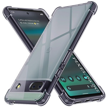 TPU gél tok Techsuit "Shockproof" Google Pixel 6a készülékhez - smoke black