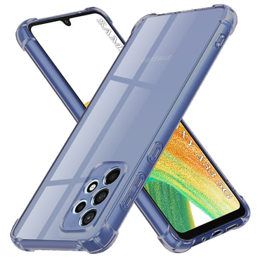 TPU gél tok Techsuit "Shockproof" Samsung Galaxy A33 5G készülékhez - smoke black