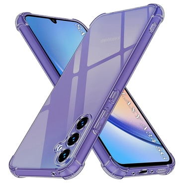 TPU gél tok Techsuit "Shockproof" Samsung Galaxy A34 5G készülékhez - smoke black