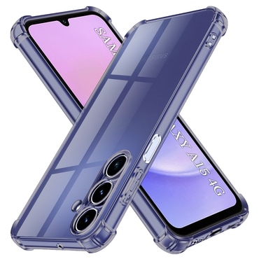 TPU gél tok Techsuit "Shockproof" Samsung Galaxy A15 készülékhez - smoke black
