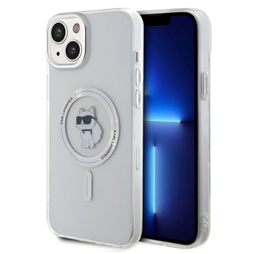 Tok Karl Lagerfeld "IML MagSafe" iPhone 15 Plus készülékhez - transparent choupette