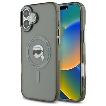 Tok Karl Lagerfeld "IML MagSafe" iPhone 16 Plus készülékhez - karl`s head