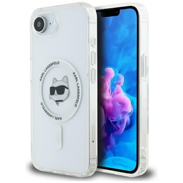 Tok Karl Lagerfeld "IML MagSafe" iPhone 16e / 17e készülékhez - white choupette`s head