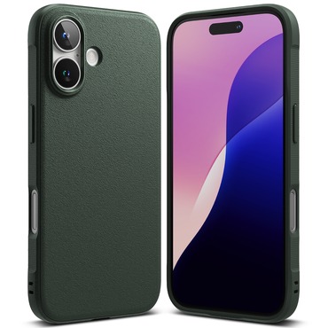 Tok Ringke "Onyx" iPhone 16 Plus készülékekhez - dark green