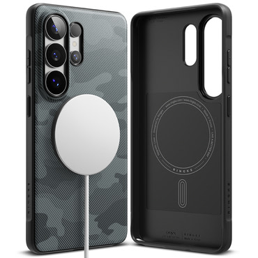 Tok Ringke "Onyx Magnetic" Samsung Galaxy S26 Ultra készülékekhez - camo black