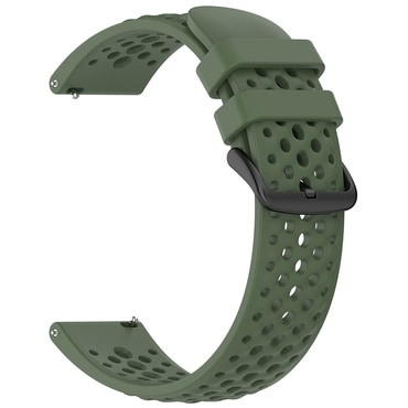 Univerzális szíj Techsuit "W083" 22mm okosórákhoz - fekete
