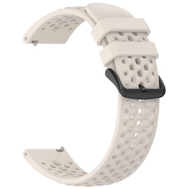 Univerzális szíj Techsuit "W083" 22mm okosórákhoz - fehér