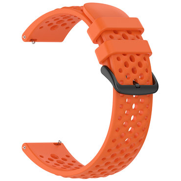 Univerzális szíj Techsuit "W083" 22mm okosórákhoz - narancssárga