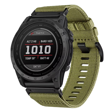 Univerzális szíj Techsuit "W070" 22mm okosórákhoz - zöld
