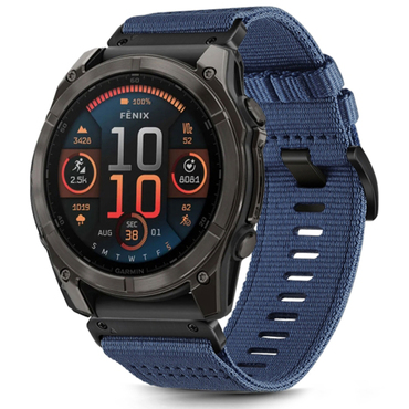 Univerzális szíj Techsuit "W070" 22mm okosórákhoz - kék