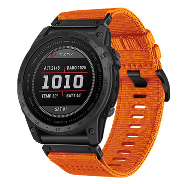 Univerzális szíj Techsuit "W070" 22mm okosórákhoz - narancssárga