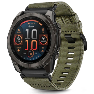 Univerzális szíj Techsuit "W070" 22mm okosórákhoz - zöld
