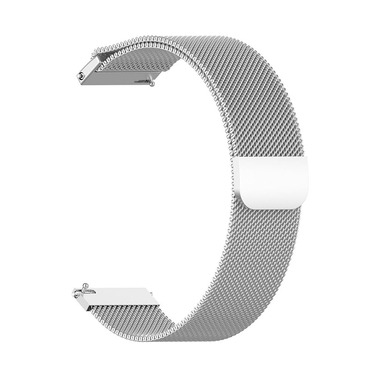 Univerzális fém szíj Techsuit "W009" 20mm okosórákhoz - ezüst