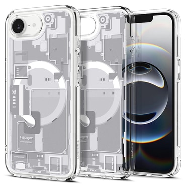 Tok Spigen "Ultra Hybrid Mag" iPhone 16e / 17e készülékekhez - zero one zero one white