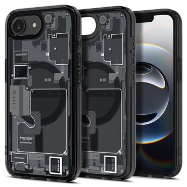 Tok Spigen "Ultra Hybrid Mag" iPhone 16e / 17e készülékekhez - zero one zero one black