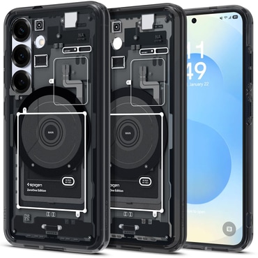Tok Spigen "Ultra Hybrid Mag" Samsung Galaxy S25 készülékekhez - zero one zero one black