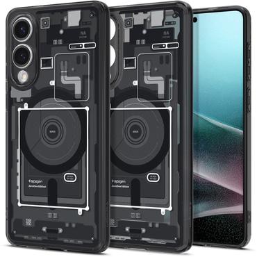 Tok Spigen "Ultra Hybrid Mag" Samsung Galaxy S25 Edge készülékekhez - zero one zero one black