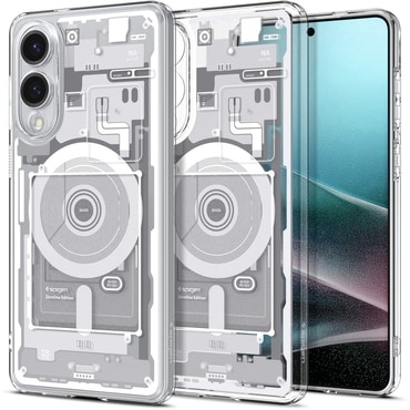 Tok Spigen "Ultra Hybrid Mag" Samsung Galaxy S25 Edge készülékekhez - zero one zero one white