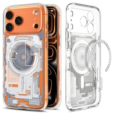 Tok Spigen "Ultra Hybrid Mag" iPhone 17 Pro készülékekhez - zero one zero one white