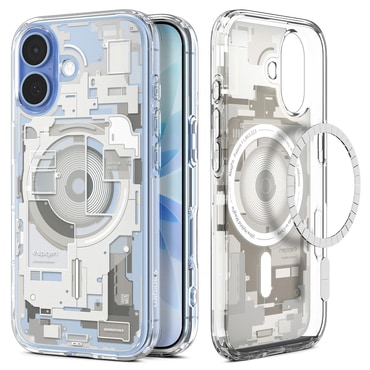 Tok Spigen "Ultra Hybrid Mag" iPhone 17 készülékekhez - zero one zero one natural titanium