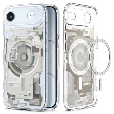 Tok Spigen "Ultra Hybrid Mag" iPhone Air készülékekhez - zero one zero one natural titanium