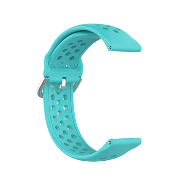 Univerzális szilikon szíj Techsuit "W004" 22mm okosórákhoz - türkiz.