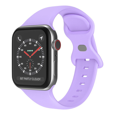 Szilikon szíj Techsuit "W031" Apple Watch készülékhez (42mm / 44mm / 45mm / 46mm / 49mm) - lila