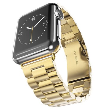 Techsuit "W036" acélszíj Apple Watch (42 / 44 / 45 / 46 / 49mm) készülékhez - arany