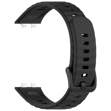 Szilikon szíj Techsuit "W082" Huawei Band 11 / Band 11 Pro készülékhez - fekete