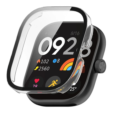 Techsuit "Defense360 Pro" tok kijelzővédővel Xiaomi Redmi Watch 4 készülékhez - átlátszó