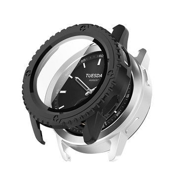 Techsuit "Defense360 Pro" tok kijelzővédővel Xiaomi Watch S3 készülékhez - fekete