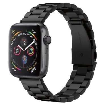 Fém szíj Spigen "Modern Fit" Apple Watch (42 / 44 / 45 / 46 / 49mm) készülékhez - black