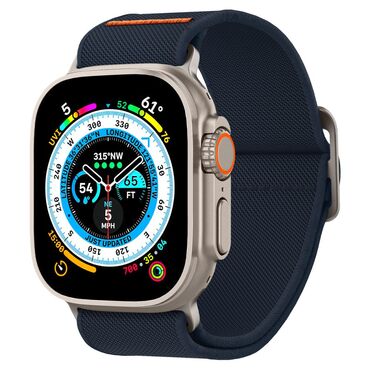 Najlon szíj Spigen "Fit Lite Ultra" Apple Watch (42 / 44 / 45 / 46 / 49mm) készülékhez - navy