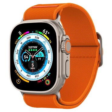 Najlon szíj Spigen "Fit Lite Ultra" Apple Watch (42 / 44 / 45 / 46 / 49mm) készülékhez - orange