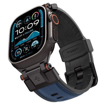 Silikon szíj Spigen "DuraPro Armor" Apple Watch (42 / 44 / 45 / 46 / 49mm) készülékhez - navy blue