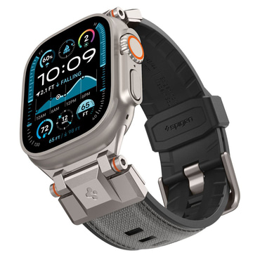 Silikon szíj Spigen "DuraPro Armor" Apple Watch (42 / 44 / 45 / 46 / 49mm) készülékhez - grey
