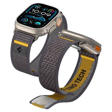Szíj Spigen "Athlex Air" Apple Watch (44 / 45 / 46 / 49mm) készülékhez - active gray