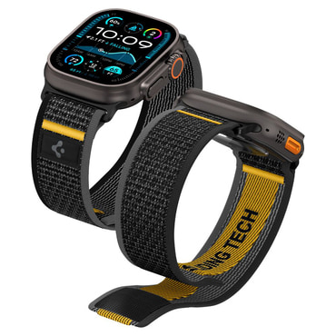 Spigen "Athlex Air" szíj Apple Watch (44 / 45 / 46 / 49mm) készülékhez - active black