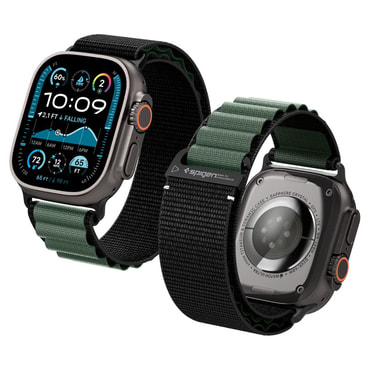 Szíj Spigen "WBF1" Apple Watch (44 / 45 / 46 / 49mm) készülékhez - green