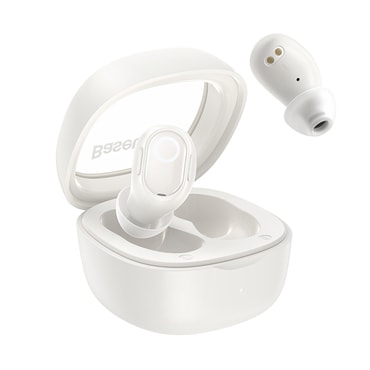 Bluetooth fülhallgató Baseus "Bowie WM02" BT 5.3 mikrofonnal - creamy white