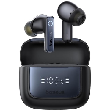 Bluetooth fülhallgató Baseus "Bowie 35" BT 5.3 6-Mic ENC technológiával és IPX4 vízállósággal - black